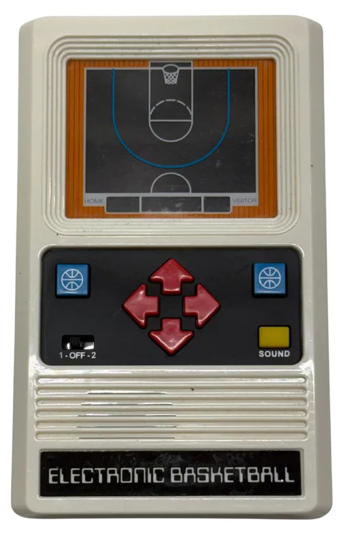 Vintage Electronic Basketball Handheld Video Game