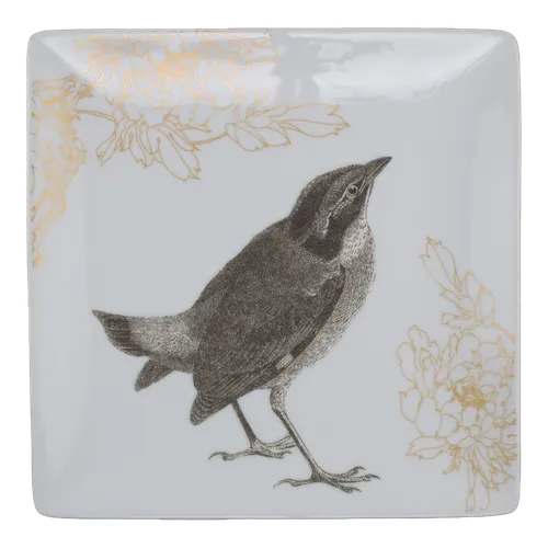 Square Looking Bird Side Plate