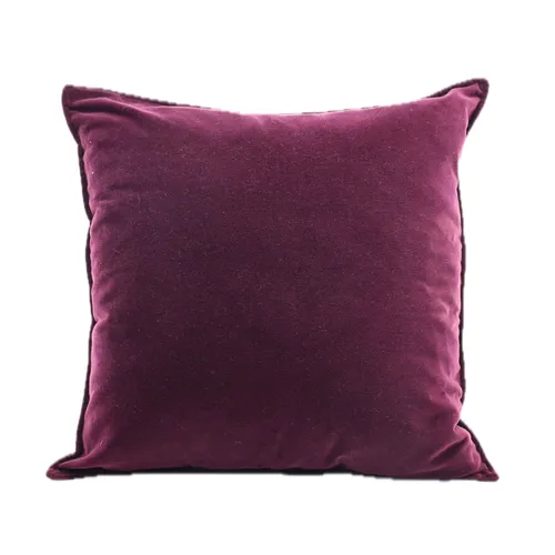 Tyrian Purple Ultrasuede Throw Pillow
