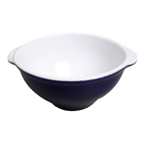 Royal Gloss Blue Round Baking Dish Bowl