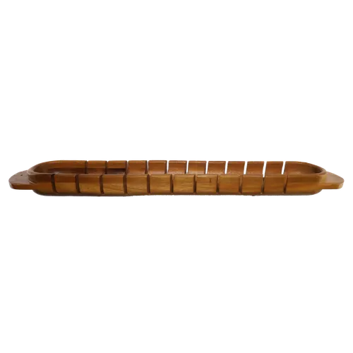Wooden Baguette Even Cut Serving Tray