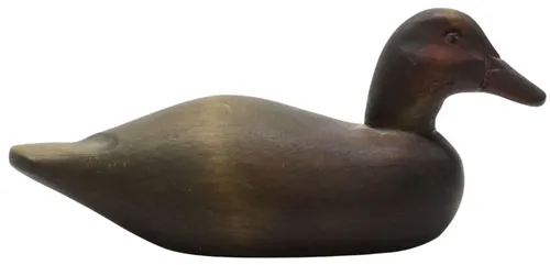 Dark Wood Duck Decoy