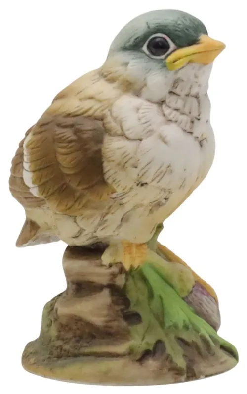 Porcelain Gold Finch Bird
