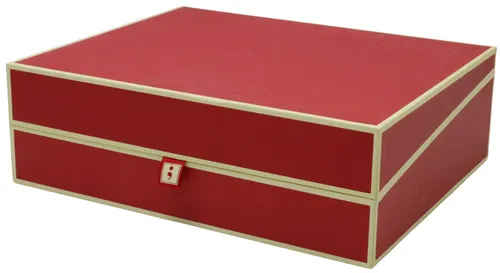Red Document Storage Box