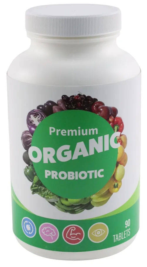 Generic Organic Probiotic Container - Large
