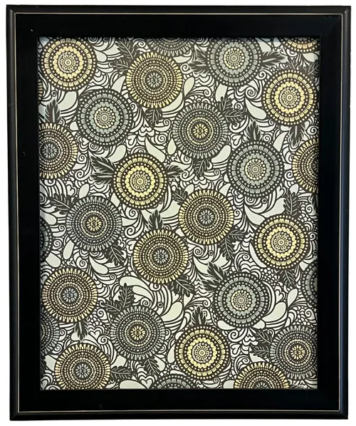 Future Flower In Black Frame