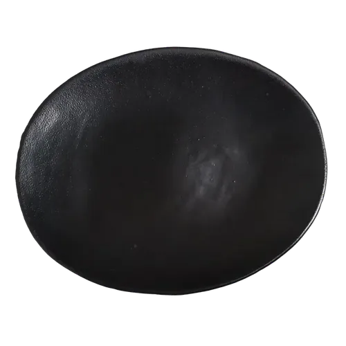 Volcanic Black Oval Serving Platter 