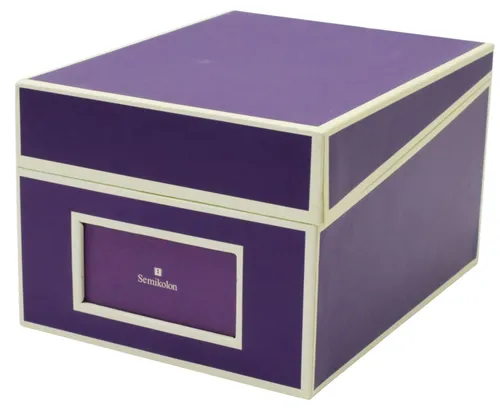 Purple Document Storage Box