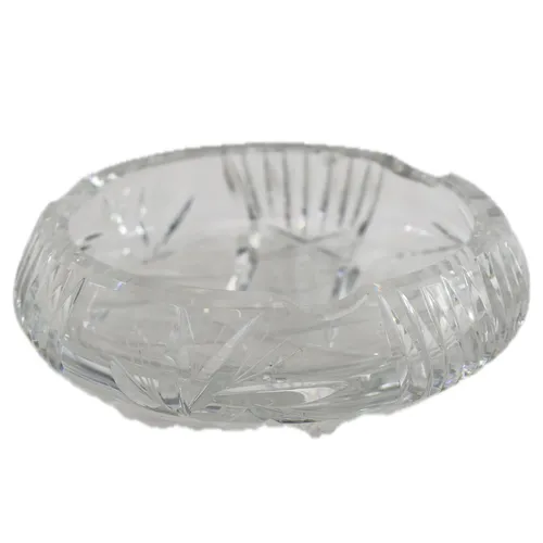 Swirl Stars Clear Crystal Ashtray