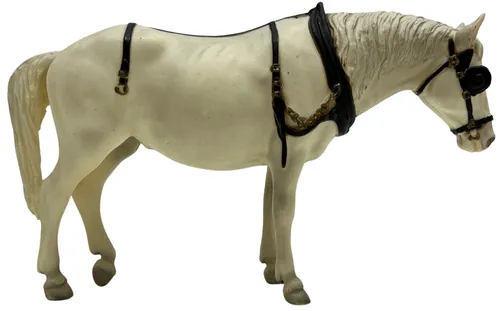 White Old Timer Horse Model Figure