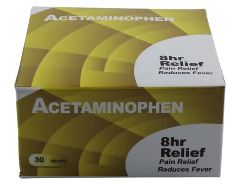 Generic Acetaminophen Box