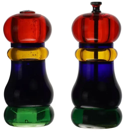 Multicolour Acrylic Salt & Pepper Set