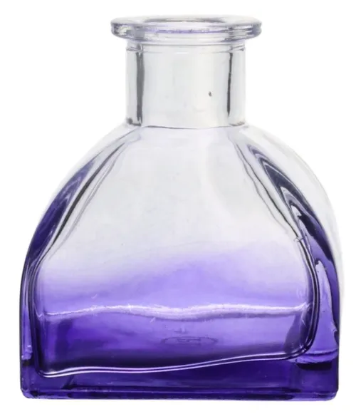Antique Purple Clear Glass Inkwell Bottle