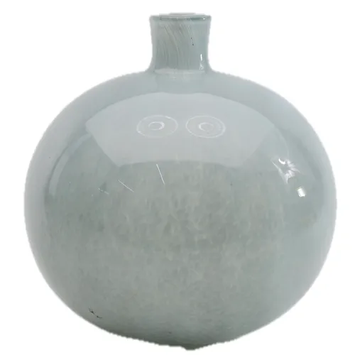 Grey Smokey Glass Vase