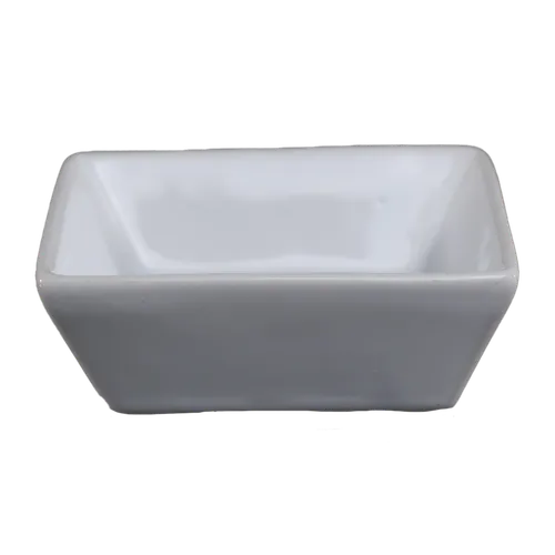 White Rectangular Pinch Bowl