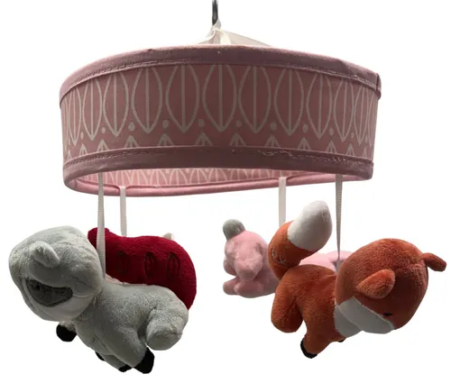 Woodland Animal Plush Baby Mobile