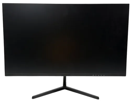 Black Flatscreen Computer Monitor On V Stand