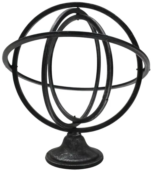 Black Metal Armillary Sphere