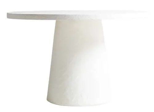 White Pedestal Dining Table