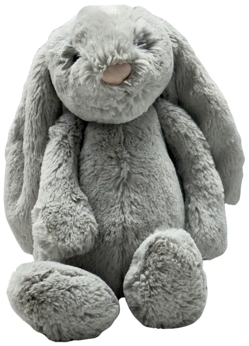 Light Grey Bunny Rabbit Plush Stuffed Animal