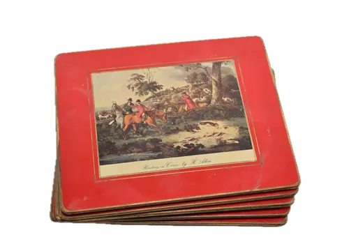 Red Pimpernel Placemats Set of 5