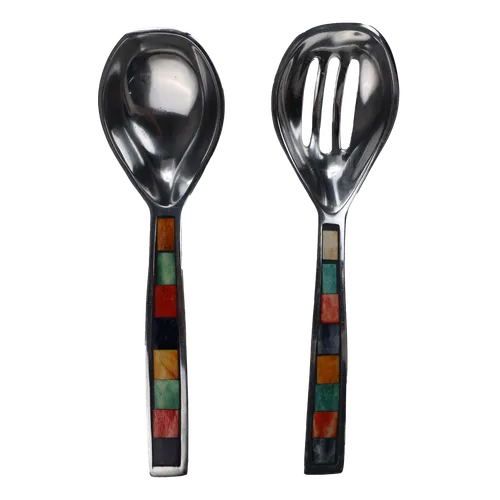 Silver Stainless Serving Set 
