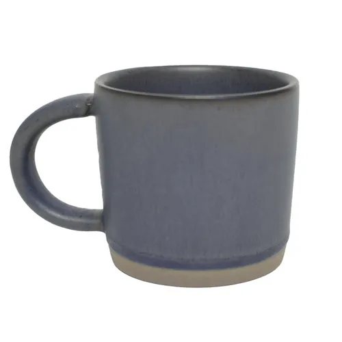 Deep Indigo Stoneware Espresso Mugs