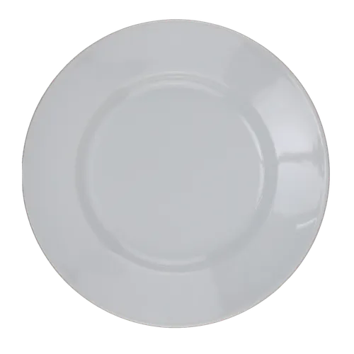 White Deep Dish Dinner Plate