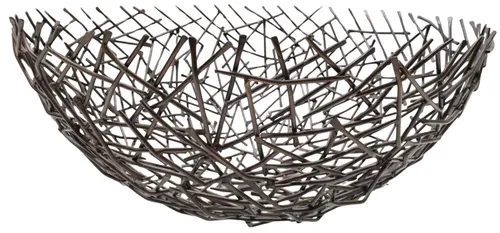 Bronze Wire Thatch Bowl