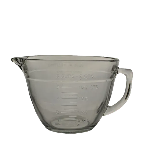 Large Clear Glass Measuring Cup