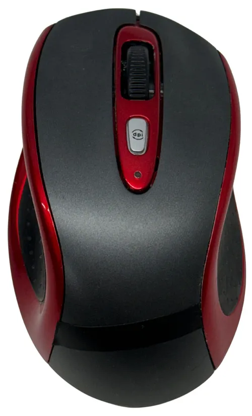 Red & Black Computer Mouse