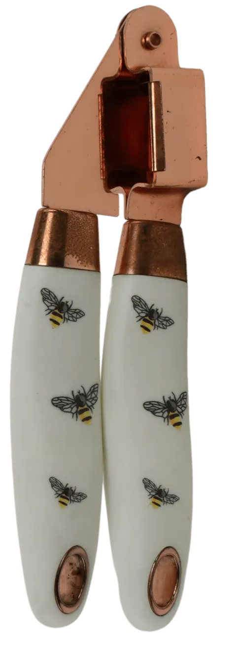 Garlic Press With Bee Handles