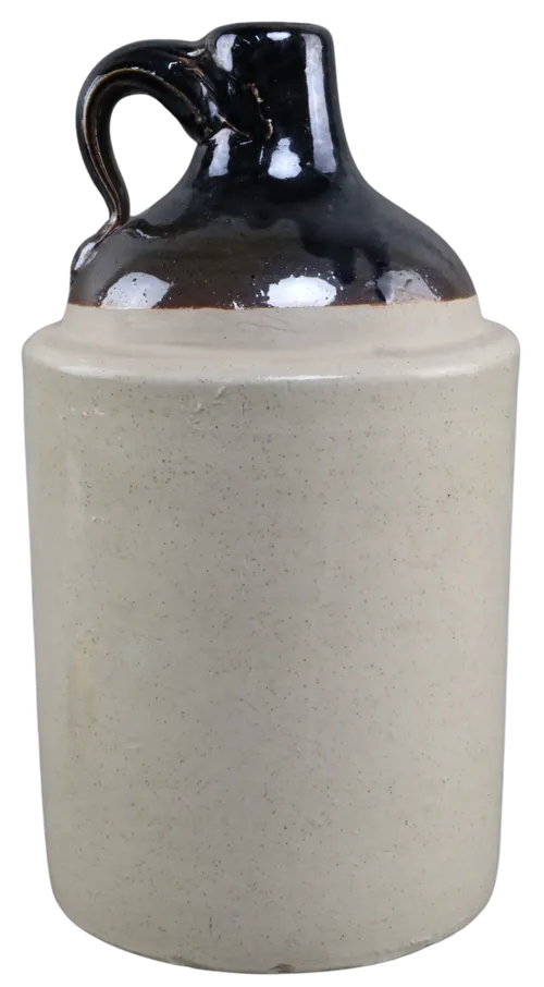 Brown & Natural Stoneware Crock Jug