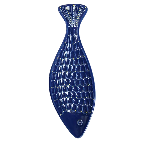 Navy Blue Fish Spoon Rest