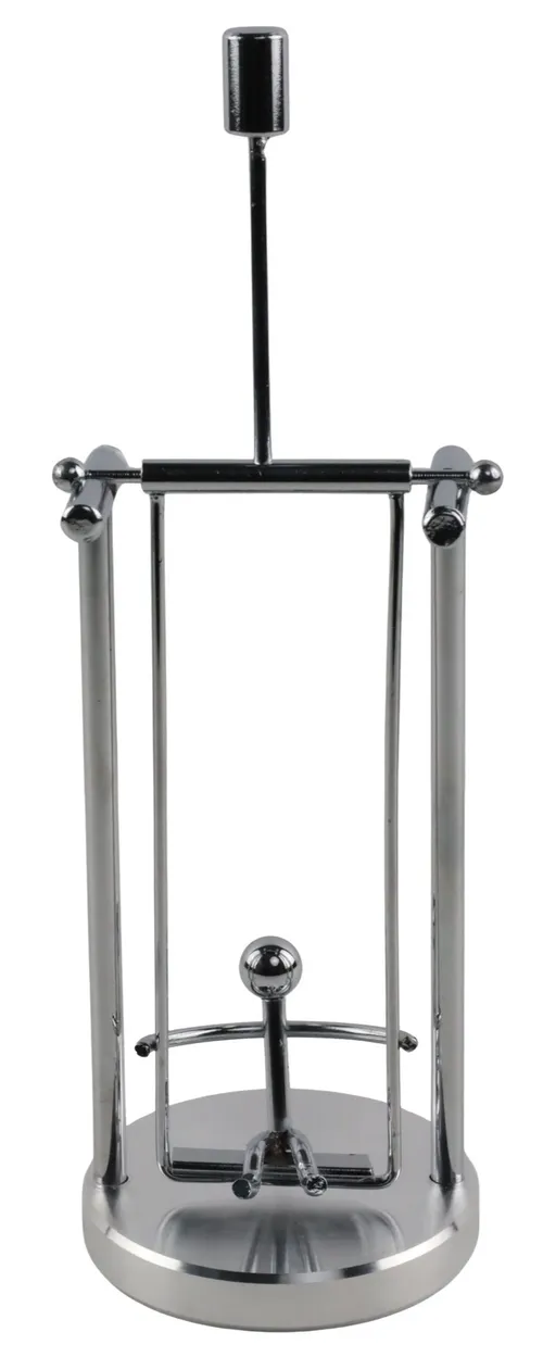 Silver Perpetual Motion Person On Swing