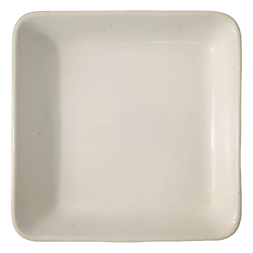 White Square Ceramic Side Plate