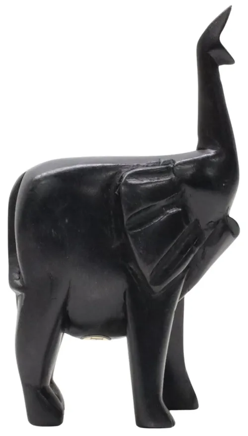 Wood Carved Elephant - A