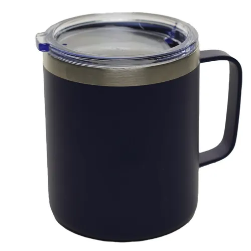 Royal Blue Metal Travel Mug