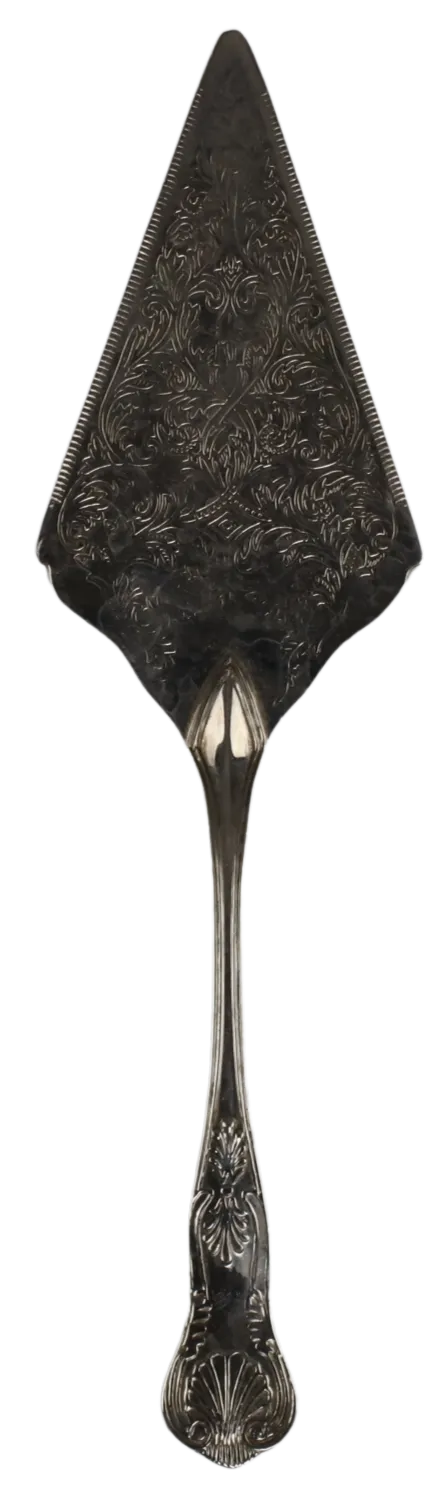 Silver Plated Filigree Cake Server