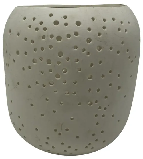 White Ceramic Constellation Candle Holder