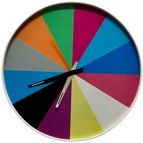 Multicolour Wall Clock
