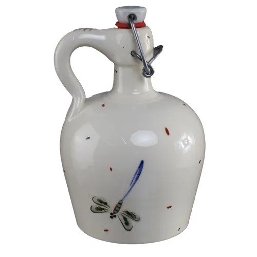 Dragonfly Ceramic Jug Oil Bottle