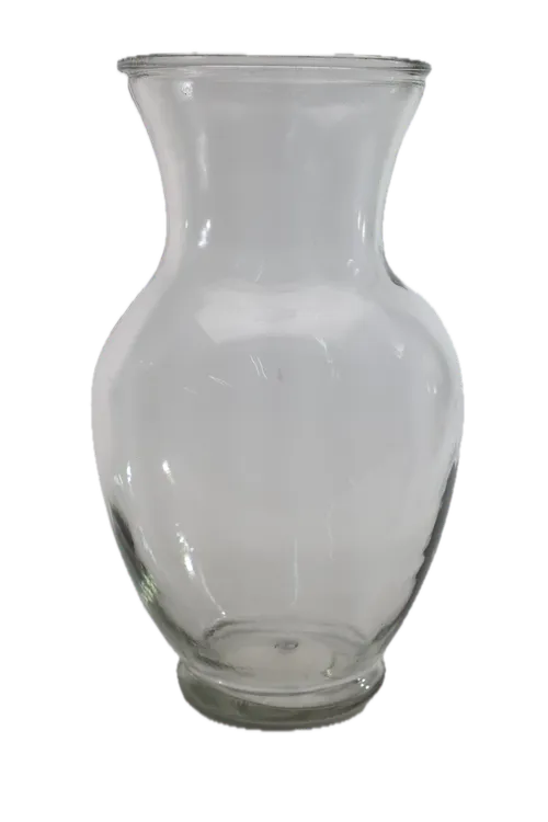 Thick Empire Clear Glass Vase