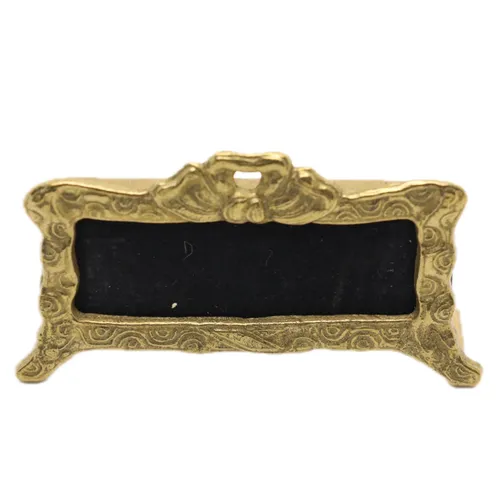 Brass Nameplate Place Setting Card Holders