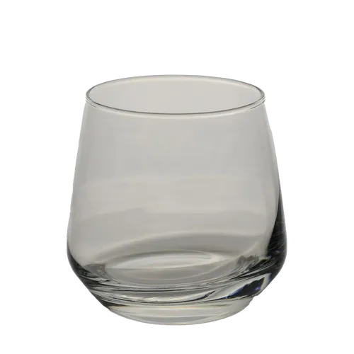 Clear Glass Stemless Goblet Low Drinking Glass