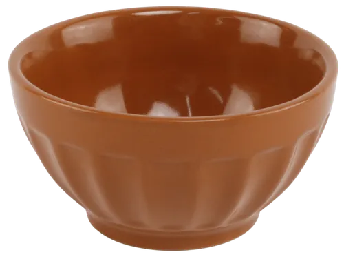 Autumn Brown Fluted Ramekin