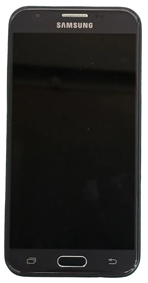 Working Black Cell Phone With Assorted Cases