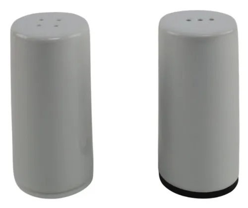 White Salt & Pepper Set