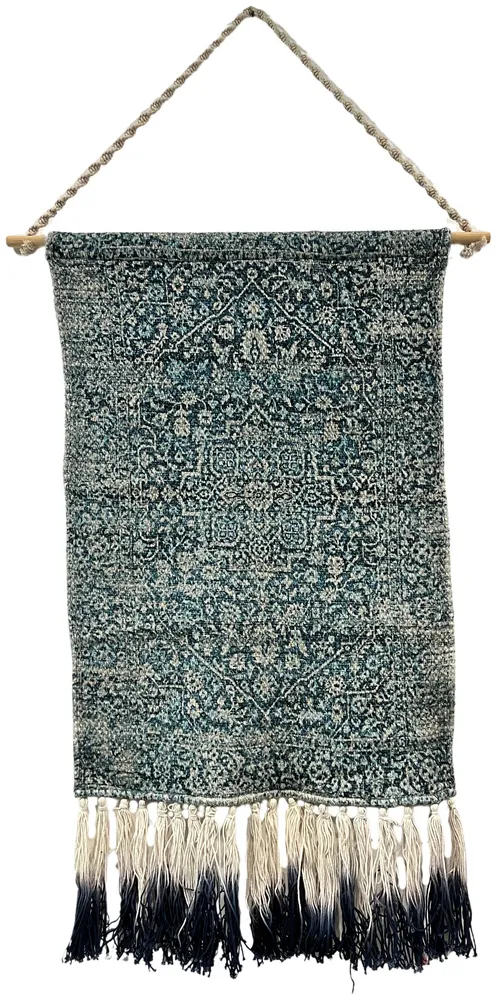 Teal & Cream Wall Hanging 