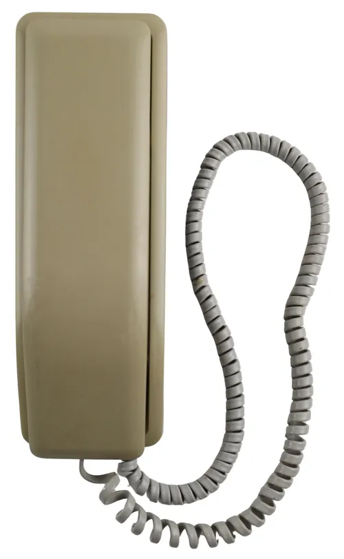 Beige Push Button Telephone